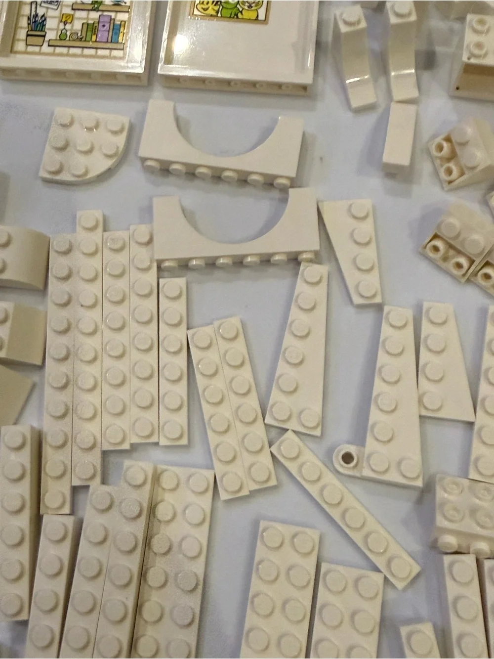 LEGO white Tonka boat pieces parts blocks elements lot